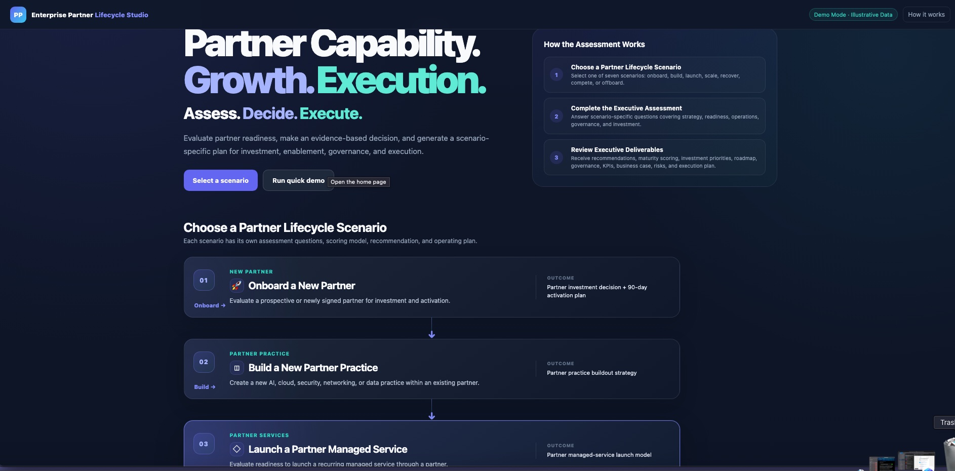 Partner Lifecycle Studio interface preview